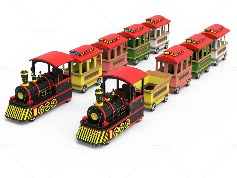 get a good price on trackless train rides for kids