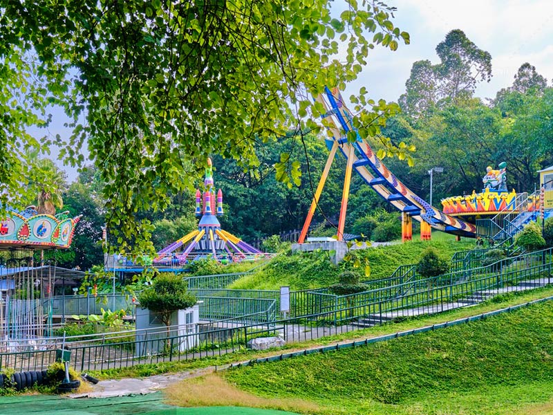 Amusement park rides for sale in city parks