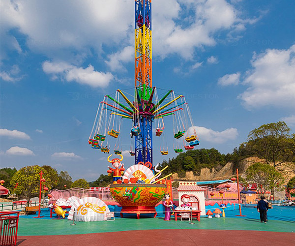 flying tower rides in amusement parks