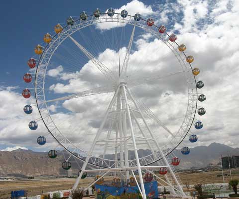Park ferris wheel ride